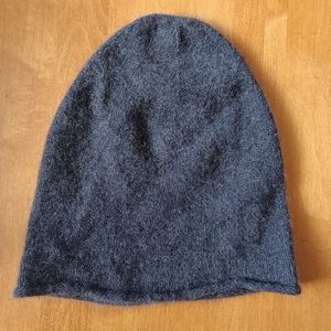 The Group by Babaton Cashmere Beanie in charcoal grey